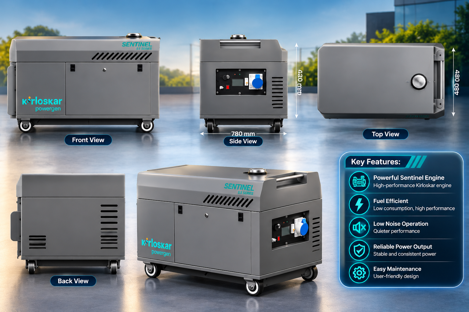 DNB PowerSol Generator Supplier in Thane, Mumbai and Navi Mumbai
