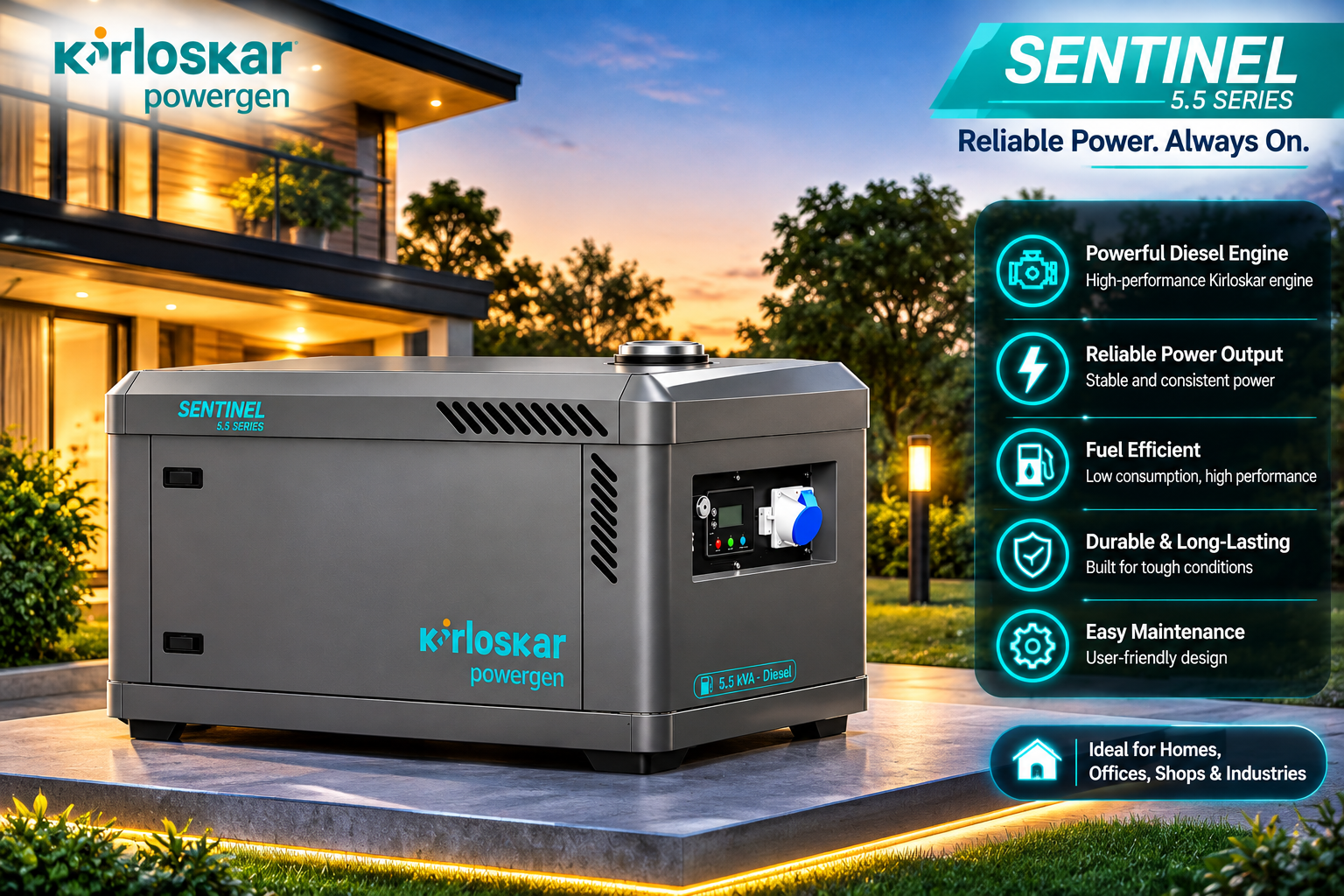 DNB PowerSol Generator Supplier in Thane, Mumbai and Navi Mumbai