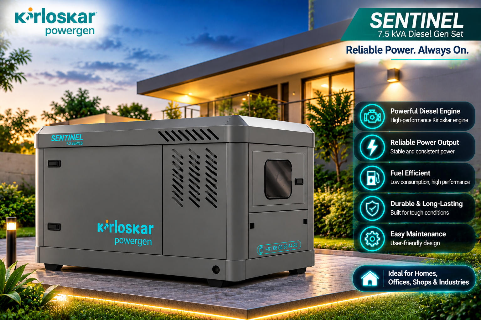 DNB PowerSol Generator Supplier in Thane, Mumbai and Navi Mumbai