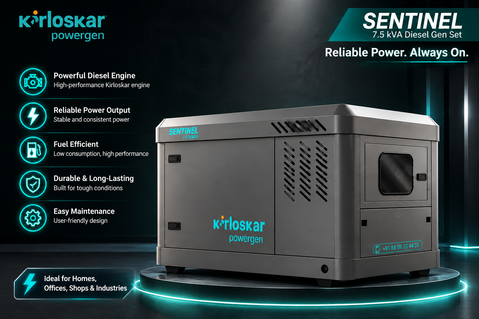 DNB PowerSol Generator Supplier in Thane, Mumbai and Navi Mumbai