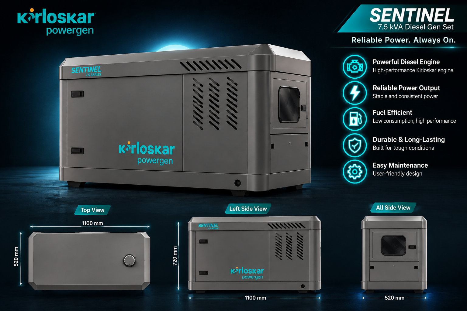 DNB PowerSol Generator Supplier in Thane, Mumbai and Navi Mumbai